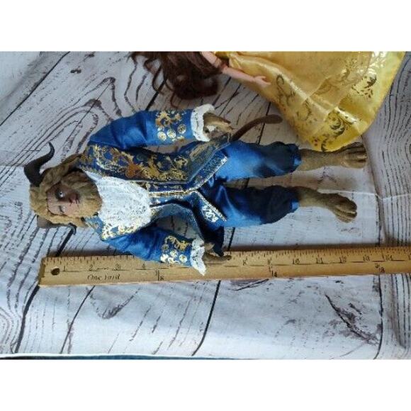 Beauty and the Beast Disney Dolls 12" Belle Beast READ - Picture 12 of 13